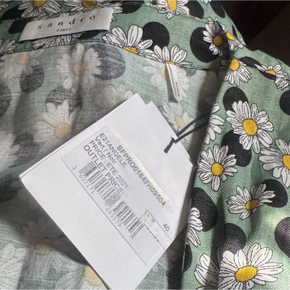 Sandro Multicolor Long Sleeve Dress - Picture 7 of 7